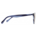 Giorgio Armani - Men’s Bio-Acetate Sunglasses - Striped Blue Brown - Sunglasses - Giorgio Armani Eyewear