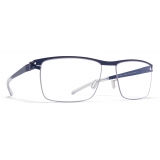 Mykita - Dalton - NO1 - Navy Argento - Metal Glasses - Occhiali da Vista - Mykita Eyewear