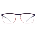 Mykita - Darcy - NO1 - Navy Rosso Arrugginito - Metal Glasses - Occhiali da Vista - Mykita Eyewear