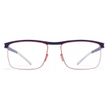 Mykita - Darcy - NO1 - Navy Rosso Arrugginito - Metal Glasses - Occhiali da Vista - Mykita Eyewear