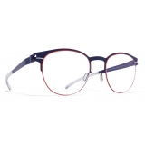 Mykita - Emory - NO1 - Navy Rosso Ruggine - Metal Glasses - Occhiali da Vista - Mykita Eyewear