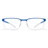 Mykita - Gerhard - NO1 - Argento Lucido Blu Yale  - Metal Glasses - Occhiali da Vista - Mykita Eyewear