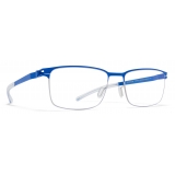 Mykita - Gerhard - NO1 - Argento Lucido Blu Yale  - Metal Glasses - Occhiali da Vista - Mykita Eyewear