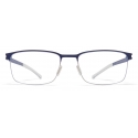 Mykita - Gerhard - NO1 - Argento Navy  - Metal Glasses - Occhiali da Vista - Mykita Eyewear