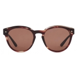 Giorgio Armani - Round Sunglasses - Brown - Sunglasses - Giorgio Armani Eyewear