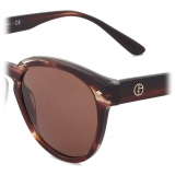 Giorgio Armani - Round Sunglasses - Brown - Sunglasses - Giorgio Armani Eyewear