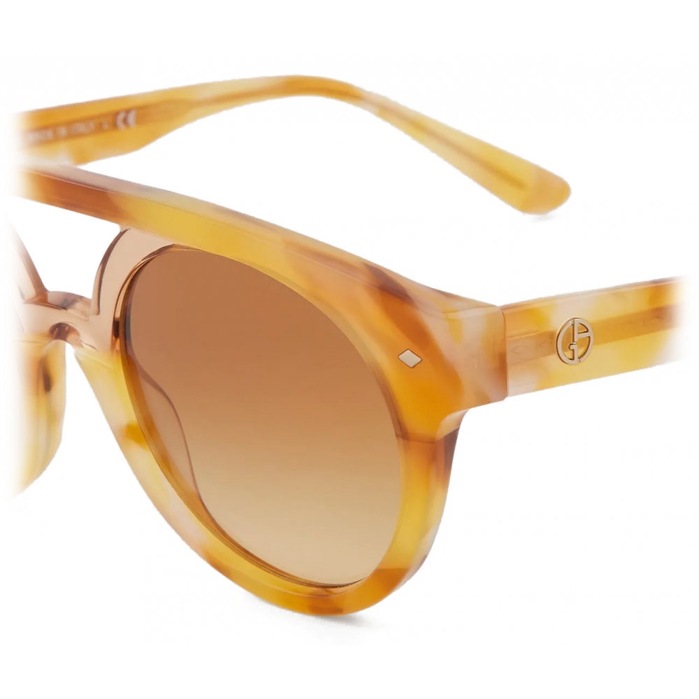 Tortoiseshell Effect Glasses in Multicoloured - Giorgio Armani