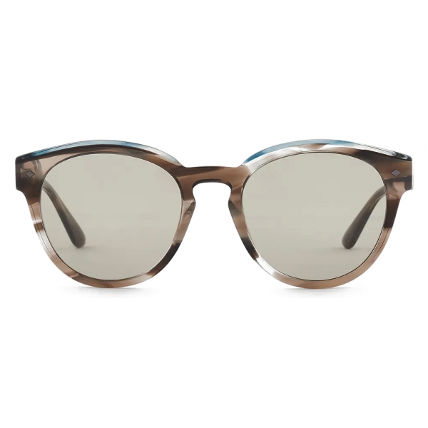 Giorgio Armani - Rectangular Sunglasses - Brown Blue - Sunglasses - Giorgio Armani Eyewear