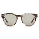 Giorgio Armani - Rectangular Sunglasses - Brown Blue - Sunglasses - Giorgio Armani Eyewear