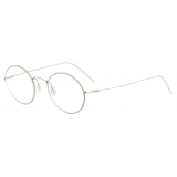 Giorgio Armani - Occhiali da Vista Unisex Forma Ovale - Oro Pallido Opaco - Occhiali da Vista - Giorgio Armani Eyewear