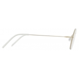 Giorgio Armani - Unisex Oval Optical Glasses - Matte Pale Gold - Optical Glasses - Giorgio Armani Eyewear