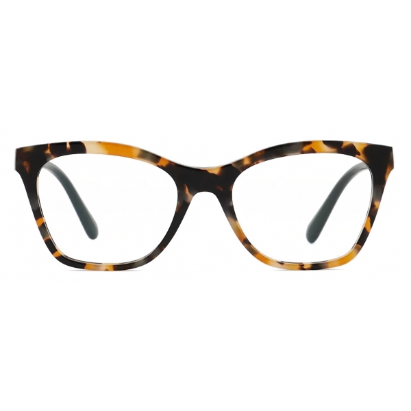 Giorgio Armani - Occhiali da Vista Donna Forma Cat-Eye - Grigio Marrone Havana - Occhiali da Vista - Giorgio Armani Eyewear