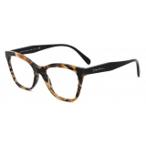 Giorgio Armani - Women’s Cat-Eye Optical Glasses - Grey Brown Havana - Optical Glasses - Giorgio Armani Eyewear