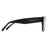 Giorgio Armani - Occhiali da Vista Donna Forma Rettangolare - Nero - Occhiali da Vista - Giorgio Armani Eyewear
