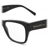 Giorgio Armani - Occhiali da Vista Donna Forma Rettangolare - Nero - Occhiali da Vista - Giorgio Armani Eyewear