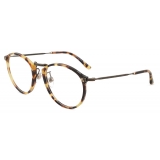 Giorgio Armani - Men’s Panto Optical Glasses - Shiny Light Havana - Optical Glasses - Giorgio Armani Eyewear