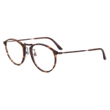 Giorgio Armani - Men’s Panto Optical Glasses - Shiny Black - Optical Glasses - Giorgio Armani Eyewear