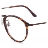 Giorgio Armani - Men’s Panto Optical Glasses - Shiny Black - Optical Glasses - Giorgio Armani Eyewear