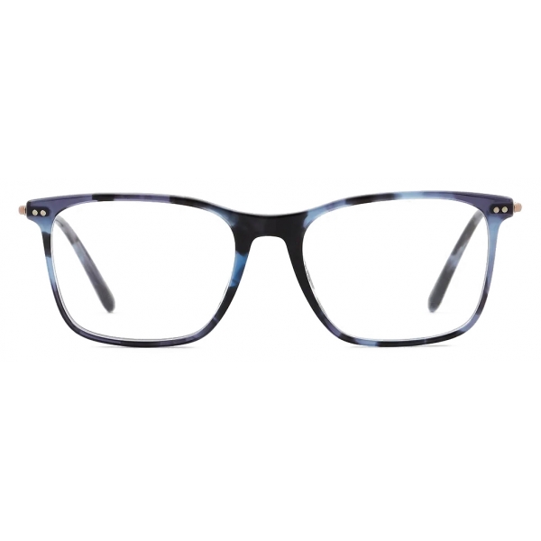 Giorgio Armani - Men’s Square Optical Glasses - Shiny Blue - Optical Glasses - Giorgio Armani Eyewear