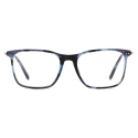 Giorgio Armani - Men’s Square Optical Glasses - Shiny Blue - Optical Glasses - Giorgio Armani Eyewear