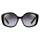Tiffany & Co. - Irregular Sunglasses - Black Gradient Gray - Diamond Point Collection - Tiffany & Co. Eyewear