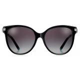 Tiffany & Co. - Pillow Sunglasses - Black Gradient Gray - Tiffany T Collection - Tiffany & Co. Eyewear