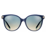 Tiffany & Co. - Pillow Sunglasses - Opal Blue Gradient Blue - Tiffany T Collection - Tiffany & Co. Eyewear