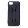 2 ME Style - Case Fingers Croco Black / Black - iPhone 8 / 7 - Crocodile Leather Cover