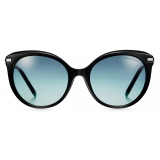 Tiffany & Co. - Cat-Eye Sunglasses - Black Gradient Tiffany Blue® - Victoria® Collection - Tiffany & Co. Eyewear