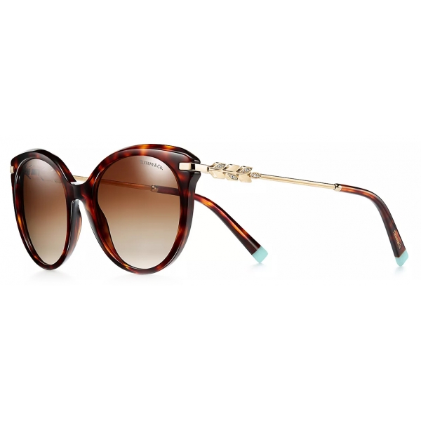 Tiffany & Co. - Cat-Eye Sunglasses - Tortoise Gradient Brown - Victoria® Collection - Tiffany & Co. Eyewear