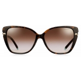 Tiffany & Co. - Cat-Eye Sunglasses - Tortoise Gradient Brown - Wheat Leaf Collection - Tiffany & Co. Eyewear