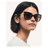 Tiffany & Co. - Cat-Eye Sunglasses - Tortoise Gradient Brown - Wheat Leaf Collection - Tiffany & Co. Eyewear