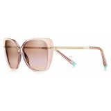 Tiffany & Co. - Occhiale da Sole Pilot - Rosa Sfumate Marrone - Collezione Wheat Leaf - Tiffany & Co. Eyewear