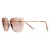 Tiffany & Co. - Cat-Eye Sunglasses - Pink Gradient Brown - Wheat Leaf Collection - Tiffany & Co. Eyewear