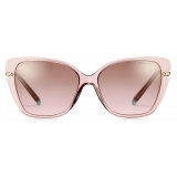 Tiffany & Co. - Cat-Eye Sunglasses - Pink Gradient Brown - Wheat Leaf Collection - Tiffany & Co. Eyewear