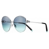 Tiffany & Co. - Occhiale da Sole a Cuscino - Argento Sfumate Blu - Collezione Tiffany HardWear - Tiffany & Co. Eyewear