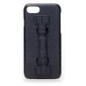 2 ME Style - Case Fingers Leather Black / Croco Black - iPhone 8 / 7 - Crocodile Leather Cover