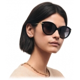 Tiffany & Co. - Cat-Eye Sunglasses - Black Gradient Gray - Tiffany HardWear Collection - Tiffany & Co. Eyewear