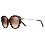 Tiffany & Co. - Cat-Eye Sunglasses - Tortoiseshell Gradient Brown - Tiffany HardWear Collection - Tiffany & Co. Eyewear