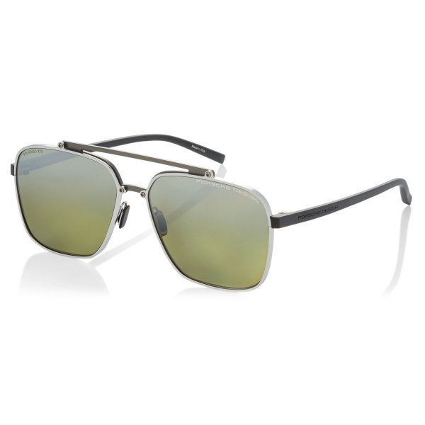 Porsche design sunglasses polarized p8662 titanium arms grey lenses brown  frame | eBay