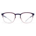 Mykita - Neville - NO1 - Navy Rusty Red - Metal Glasses - Optical Glasses - Mykita Eyewear