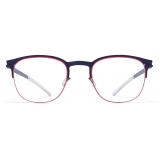 Mykita - Neville - NO1 - Navy Rosso Ruggine - Metal Glasses - Occhiali da Vista - Mykita Eyewear