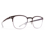 Mykita - Neville - NO1 - Ebony Brown Cranberry - Metal Glasses - Optical Glasses - Mykita Eyewear