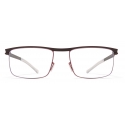 Mykita - Stuart - NO1 - Ebony Brown Cranberry - Metal Glasses - Optical Glasses - Mykita Eyewear