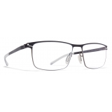 Mykita - Xander - NO1 - Grafite Lucido Quasi Nero - Metal Glasses - Occhiali da Vista - Mykita Eyewear