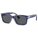 Persol - PO3272S - Blu Tinta Unita / Grigio Scuro - Occhiali da Sole - Persol Eyewear