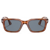 Persol - PO3272S - Terra di Siena / Light Blue - Sunglasses - Persol Eyewear