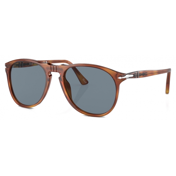 Persol - PO9649S - Terra di Siena / Light Blue - Sunglasses - Persol Eyewear