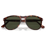 Persol - PO9649S - Havana / Green - Sunglasses - Persol Eyewear
