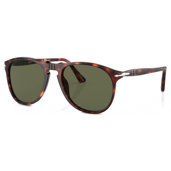 Persol - PO9649S - Havana / Polarized Verde - Occhiali da Sole - Persol Eyewear